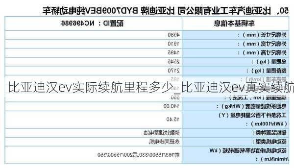 比亚迪汉ev实际续航里程多少_比亚迪汉ev真实续航