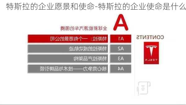 特斯拉的企业愿景和使命-特斯拉的企业使命是什么