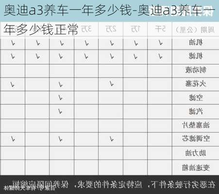 奥迪a3养车一年多少钱-奥迪a3养车一年多少钱正常