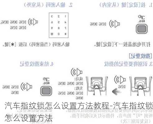 汽车指纹锁怎么设置方法教程-汽车指纹锁怎么设置方法