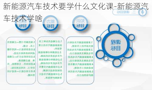 新能源汽车技术要学什么文化课-新能源汽车技术学啥