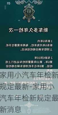 家用小汽车年检新规定最新-家用小汽车年检新规定最新消息