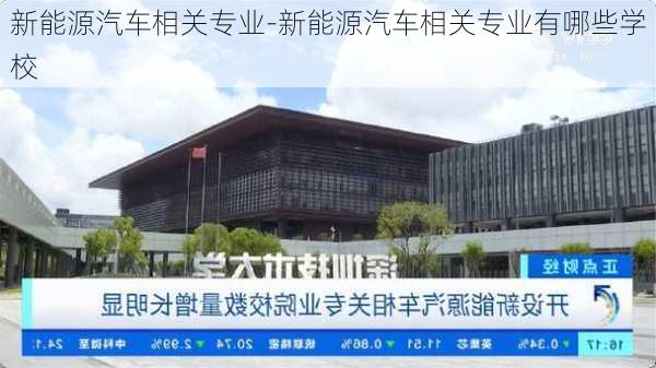 新能源汽车相关专业-新能源汽车相关专业有哪些学校