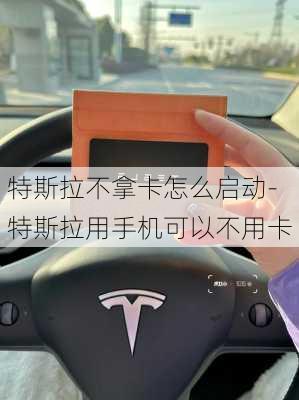 特斯拉不拿卡怎么启动-特斯拉用手机可以不用卡