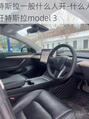 特斯拉一般什么人开-什么人开特斯拉model 3