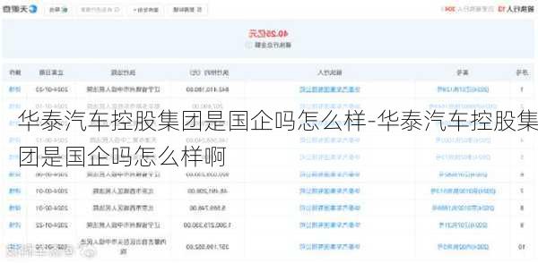 华泰汽车控股集团是国企吗怎么样-华泰汽车控股集团是国企吗怎么样啊