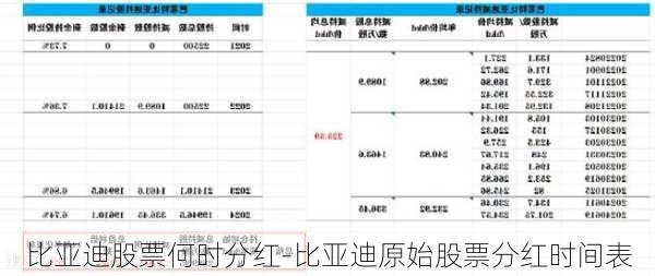 比亚迪股票何时分红-比亚迪原始股票分红时间表