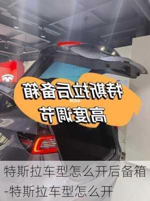 特斯拉车型怎么开后备箱-特斯拉车型怎么开