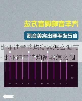 比亚迪音响均衡器怎么调节-比亚迪音响均衡器怎么调