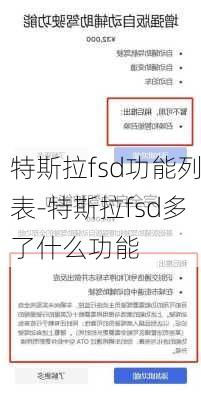 特斯拉fsd功能列表-特斯拉fsd多了什么功能