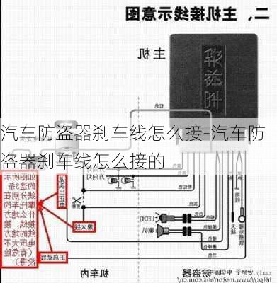 汽车防盗器刹车线怎么接-汽车防盗器刹车线怎么接的