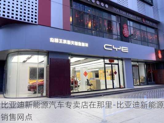 比亚迪新能源汽车专卖店在那里-比亚迪新能源销售网点