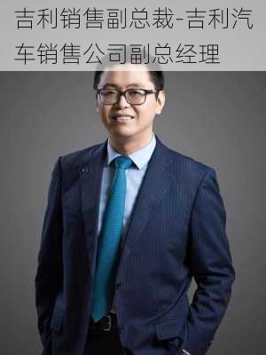 吉利销售副总裁-吉利汽车销售公司副总经理