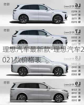 理想汽车最新款-理想汽车2021款价格表