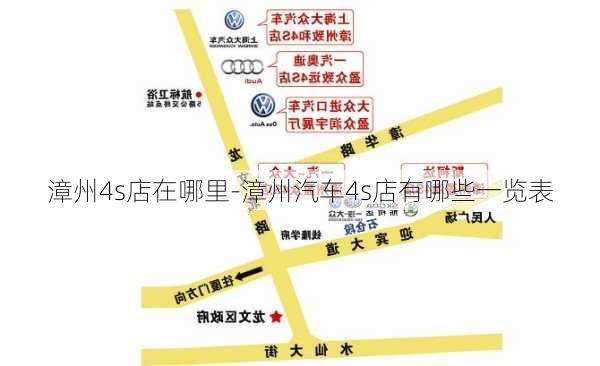 漳州4s店在哪里-漳州汽车4s店有哪些一览表