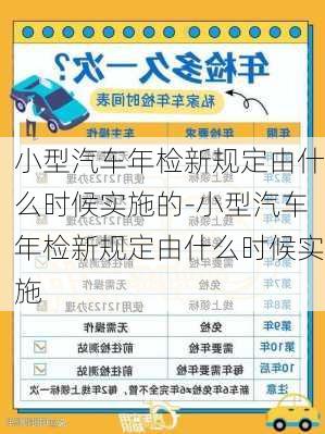 小型汽车年检新规定由什么时候实施的-小型汽车年检新规定由什么时候实施