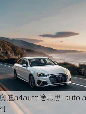 奥迪a4auto啥意思-auto a4l