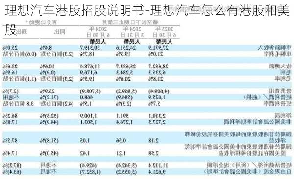 理想汽车港股招股说明书-理想汽车怎么有港股和美股