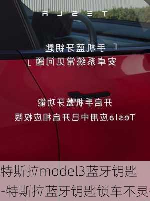 特斯拉model3蓝牙钥匙-特斯拉蓝牙钥匙锁车不灵敏